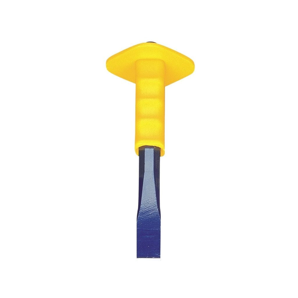 Octagonal Cold Chisel with Grip Guard, 10" - 3/4" or 1" Width