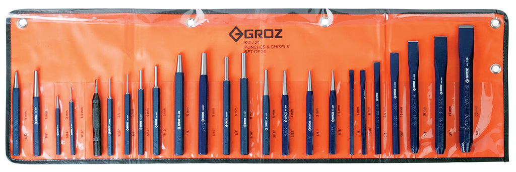 Punch and Chisel Set with Pouch – GROZ USA