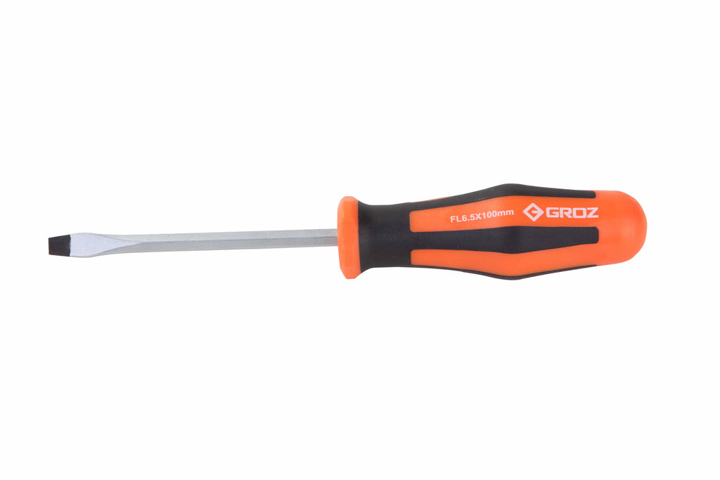 Flat Head/Slotted Screwdriver, Multiple Sizes GROZ USA