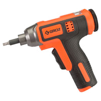 Cordless Screwdriver, 4V Insta Drive with 7 Bits, Retractable Cartridge & USB Charger