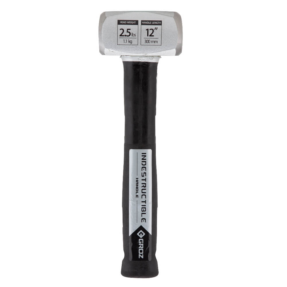 12" Indestructible Handle Club Hammer, Soft Face 30 HRC, 2.5 lb.