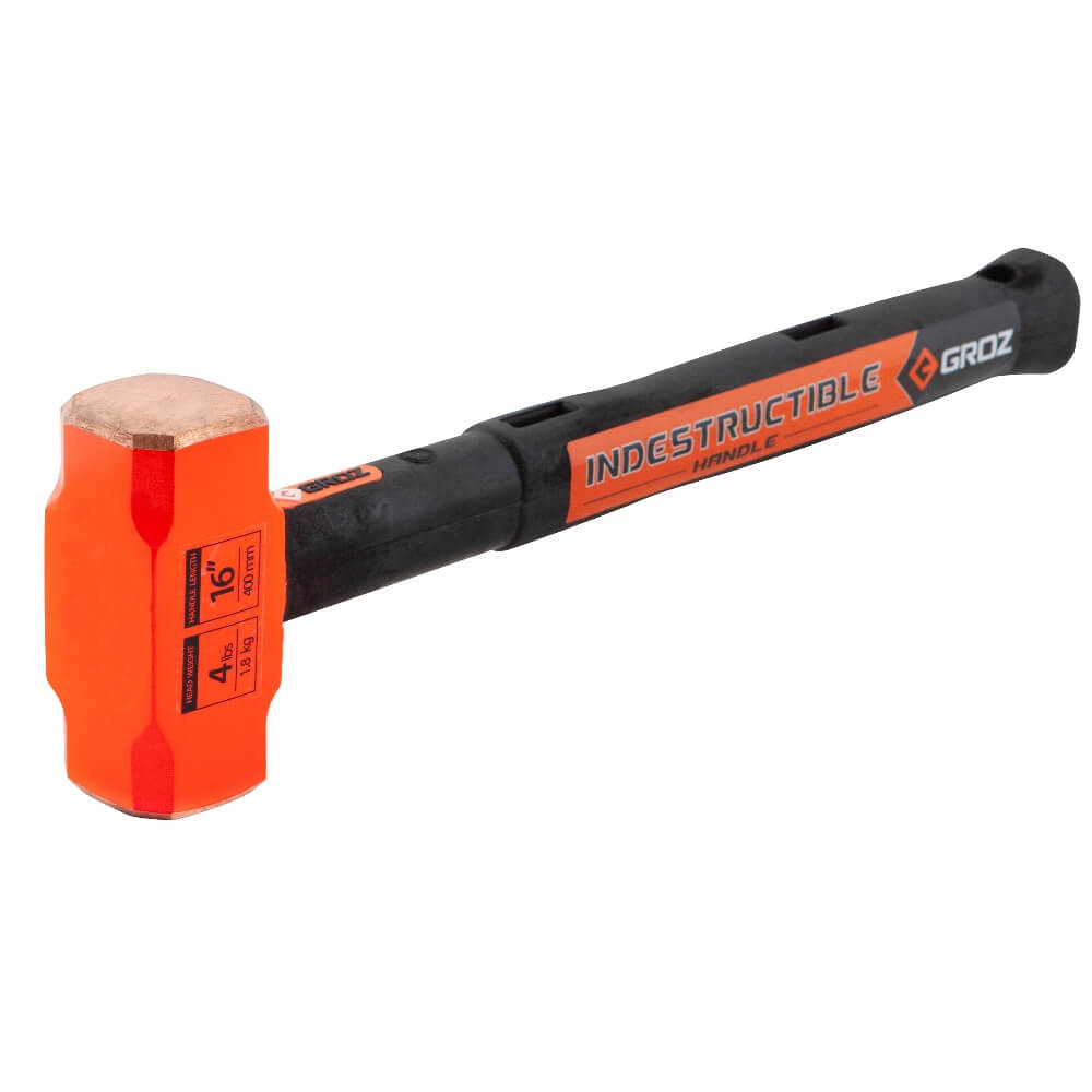 Buy Copper Head Sledge Hammer 1.8 KG with 12 Inch Indestructible Handle for Non-Sparking Use | CHID 4 12 CU Buy Copper Head Sledge Hammer 1.8 KG with 12 Inch Indestructible Handle for Non-Sparking Use | CHID 4 12 CU