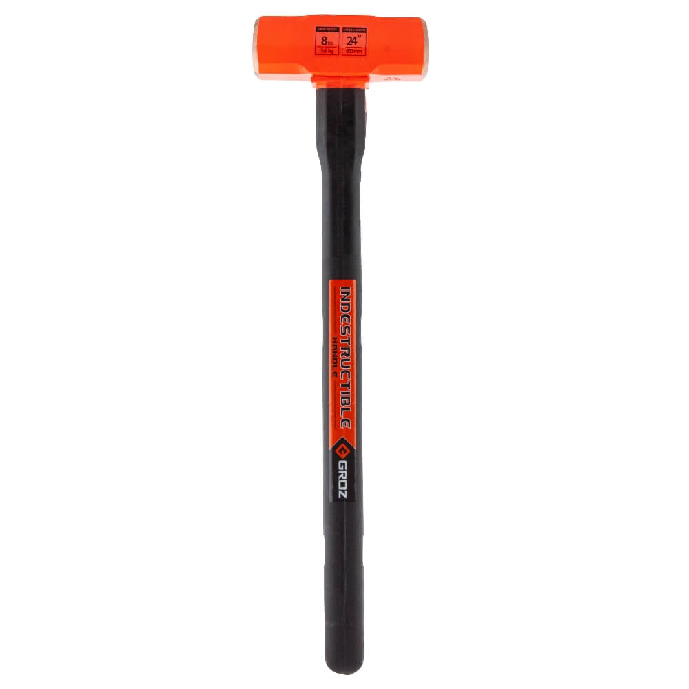 24" Indestructible Handle Copper Head Sledge Hammer, 8 lb.