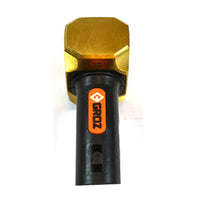 12" Indestructible Handle Brass Head Sledge Hammer, 2.5 lb.
