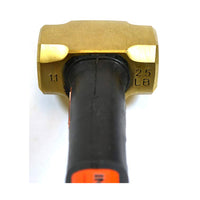 12" Indestructible Handle Brass Head Sledge Hammer, 2.5 lb.