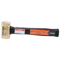 12" Indestructible Handle Brass Head Sledge Hammer, 2.5 lb.