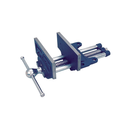Precision Woodworking Heavy Duty Vise, 9 inch - Plain Screw - Cast Iron - “Toe-in” Feature