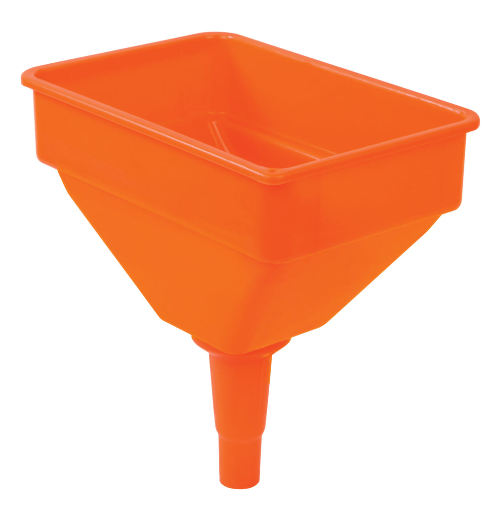 High Flow Fuel and Oil Funnel with Filter Screen, with 1.2 Gallon Capacity