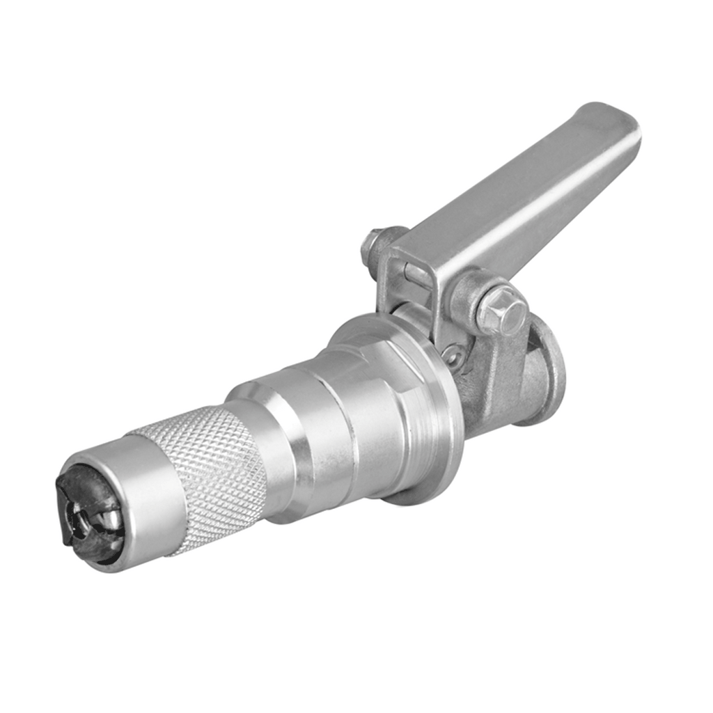 High Pressure Spring Loaded Grease Coupler, 3 Jaw Construction.