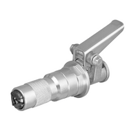 High Pressure Spring Loaded Grease Coupler, 3-Jaw