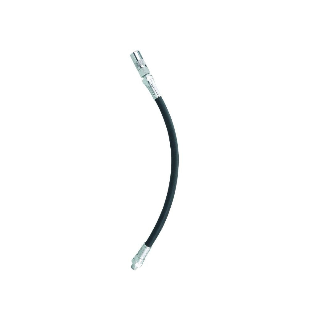 PROLUBE Flexible Heavy Duty Grease Gun Hose, 4-Jaw Coupler, 12" or 18"