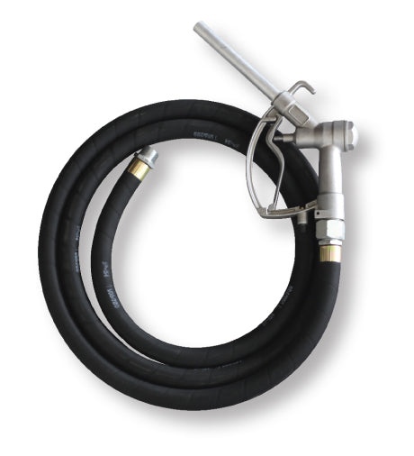 Anti-Static Fuel Hose with Manual Nozzle, 3/4" or 1" NPT