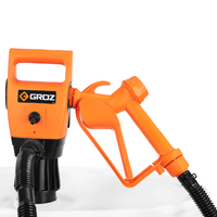 GROZ Electric Drum Barrel Pump | for Diesel, DEF, Water, Anti-Freeze | Compact & Lightweight | Built-in 2-inch Bung Adaptor