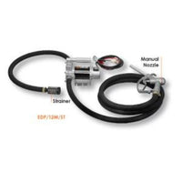 12V DC Electric Diesel Pump with Manual Nozzle, Base Mount Style