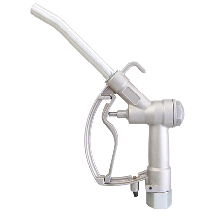 Manual Fuel Nozzle with Swivel and Curved Spout, 3/4