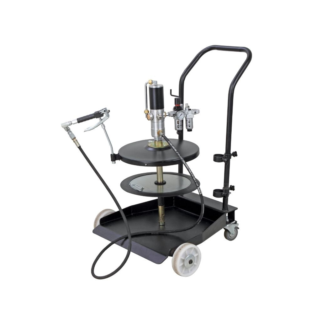 Heavy-Duty Air Operated Mounted 50:1 Grease Pump Kit