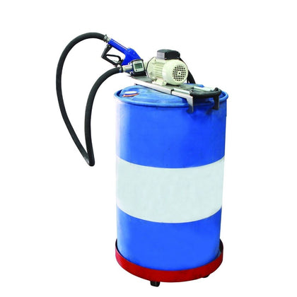 Drum Mount Kit with Electric AC Pump, Auto Nozzle