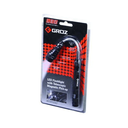 Work Light LED Drycell Flashlight with Telescopic Magnetic Pick-Up