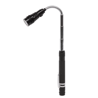 Work light LED Drycell Flashlight with Telescopic Magnetic Pick-Up