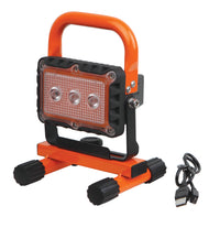 LED 9W Rechargeable Site Lamp with Orange