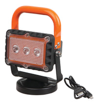 LED 9W Rechargeable work light with magnetic base work site lamp