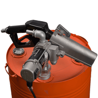 12V DC Electric Diesel Pump with Automatic Nozzle, Drum Mount Style