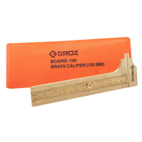 Pocket Brass Caliper - 4 Inch