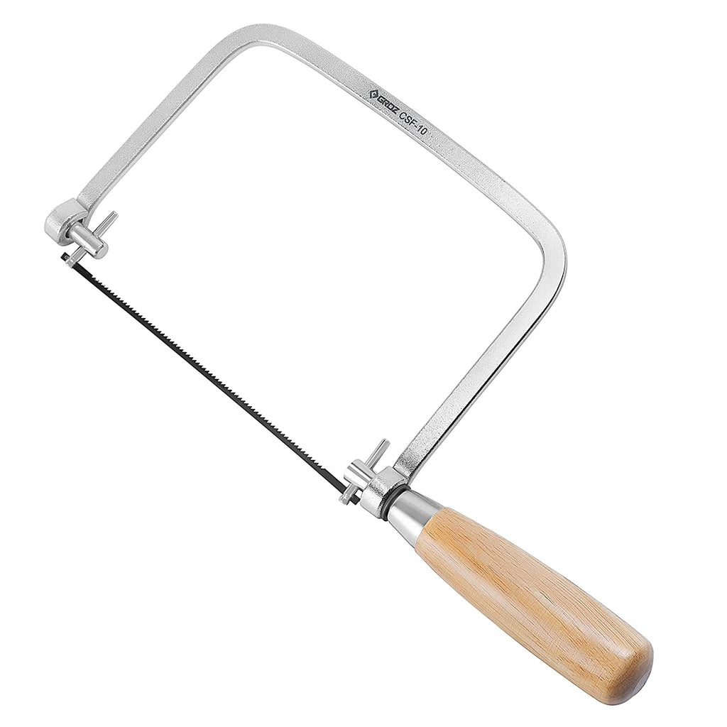Coping Saw - Chrome Plated Frame - DIY -  Overall Length: 12-3/4”