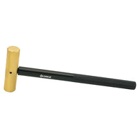 1-1/2" Brass Hammer with Black Oxidized Aluminum Handle, 3 lb.