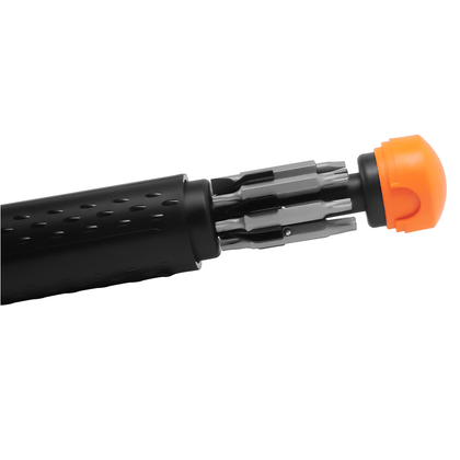 Standard Screwdriver with 7 Double-Ended Interchangeable Steel Bits