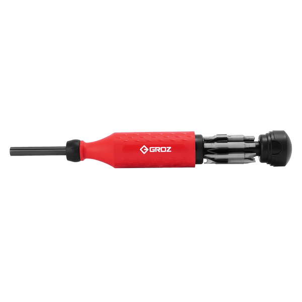 Tamperproof Screwdriver, with 7 double-ended interchangeable steel bit ...