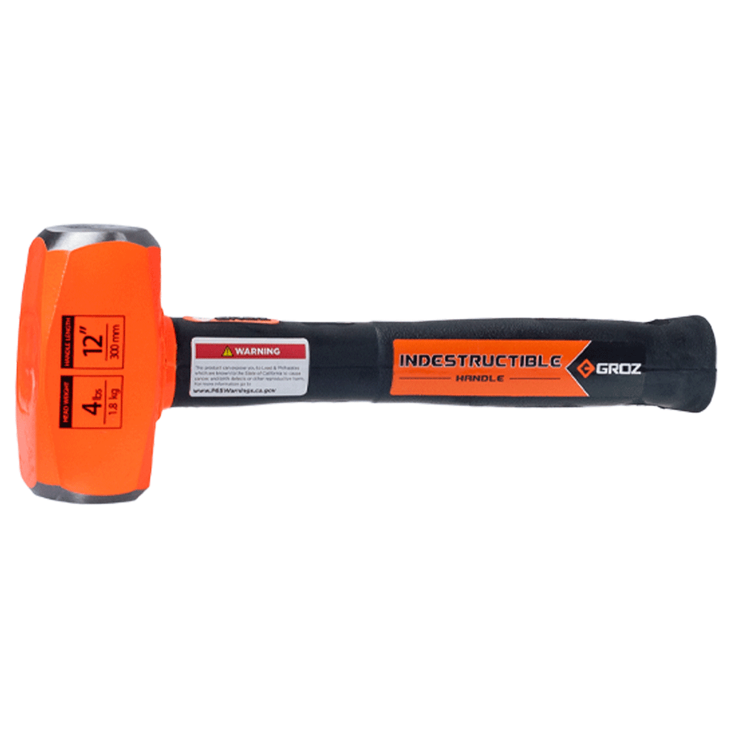 Masse 4 LB Avec Manche Fibre De Verre - Trade Quality - Pour Travaux Lourds