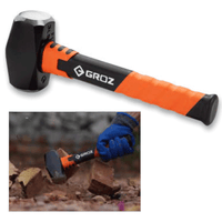 2lbs Drilling Hammer with Fiberglass Handle, 11"