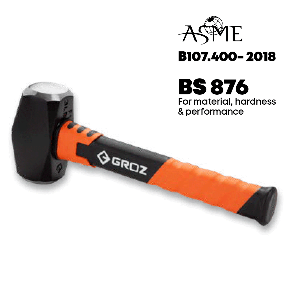 2lbs Drilling Hammer with Fiberglass Handle, 11"