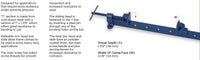 T bar Clamp, Heavy Duty with Malleable Iron Head, Multiple Measuring Ranges Available