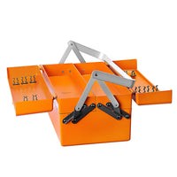 18" Aluminum Die Cast Cantilever Tool Box, Five-Tray Organizer