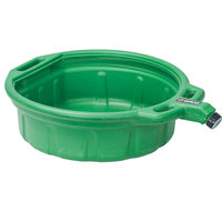 GROZ 41961 4-1/4 Gallon Portable Antifreeze Drain Pan with Spout Cap – Green Color Specific for Antifreeze and Coolants – Perfect for Antifreeze Change and Disposal