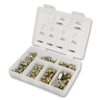 PROLUBE 80 Piece SAE Grease Fitting Set, 1/8" x 27 PTF and 1/4" x 28 SAE-LT threads