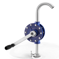 Plastic Rotary Chemical Pump with Aluminum Handle for Alcohols, Ketones, Acetone