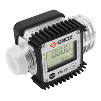 Digital Turbine Fuel Meter, 1" NPT Bi-Directional Inlet and Outlet threads