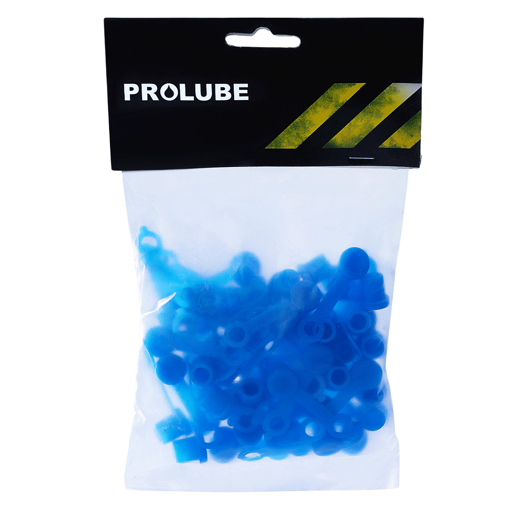 PROLUBE Grease Fitting Cap, Pack of 50, Blue