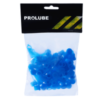 PROLUBE Grease Fitting Cap, Pack of 50, Blue