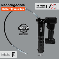 Rechargeable 2000 mAh Lithium-Ion Battery Grease Gun