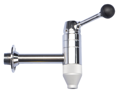 Non-Locking Oil Spigot with Wall Mount