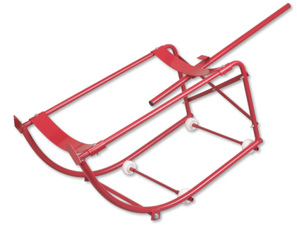 Drum Cradle With Axle and 4 Rigid Wheels