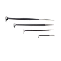 Roll Head/Lady Foot Pry Bars Sets, 3 or 4 Piece Sets